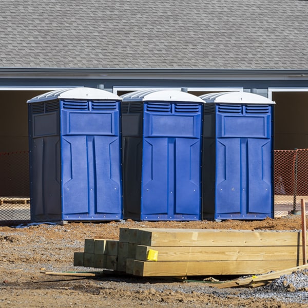 are there any restrictions on where i can place the portable restrooms during my rental period in Johnstown Colorado